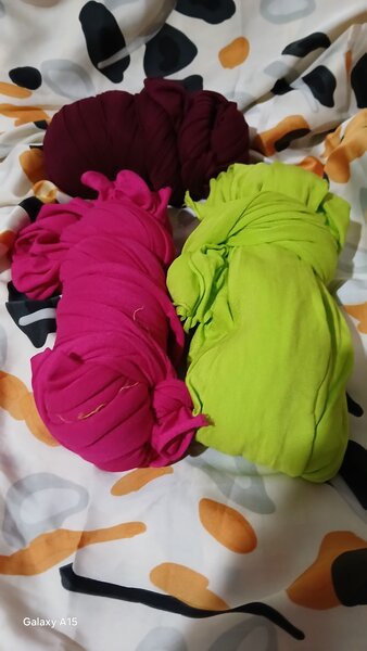 Écharpes en coton colorées