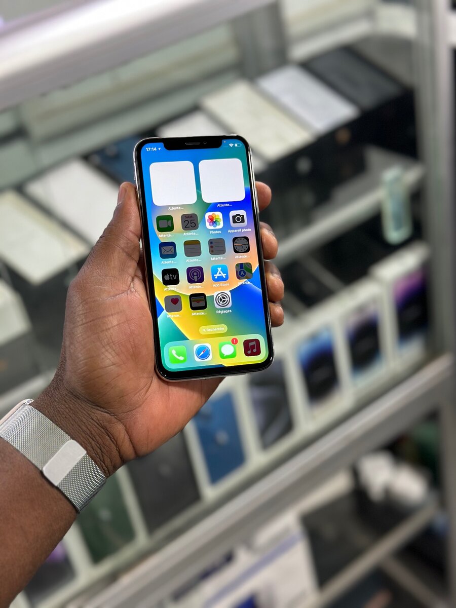 iPhone X 64Go état 10/10 tout passe bien sur le téléphone