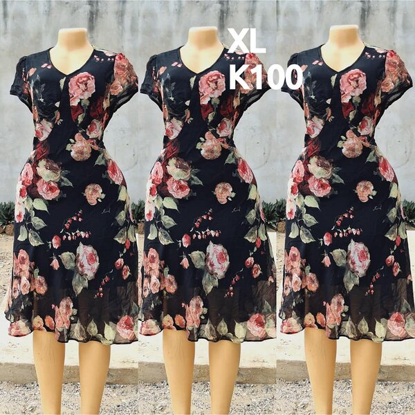 Beautiful and high-quality women's dress made of salaula silk