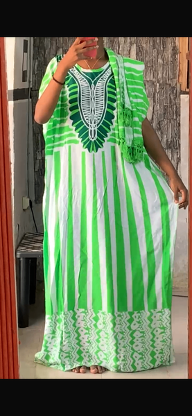 Robe Caftan Colorée Femme