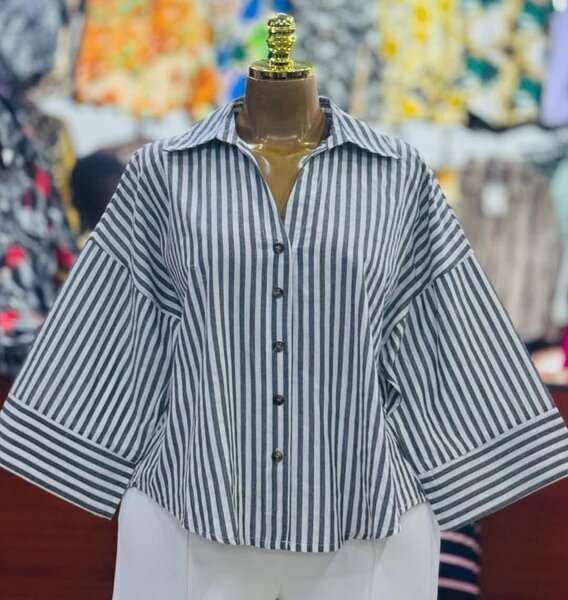 Chemisier rayé femme élégant