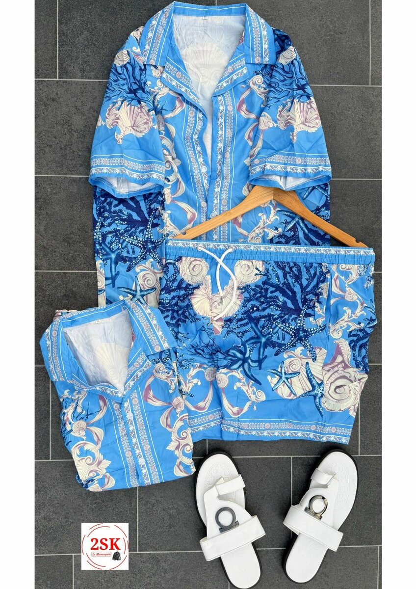 Tenue de Plage Tropicale Homme