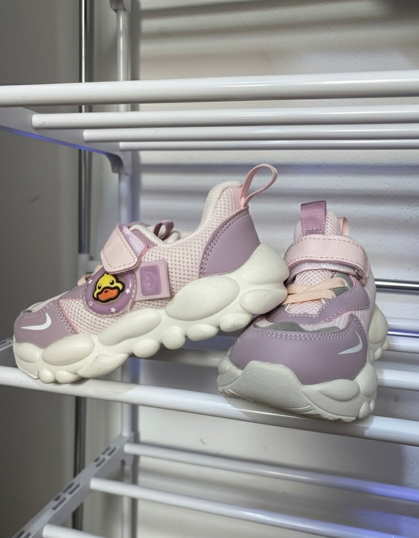 Baskets Enfant Roses