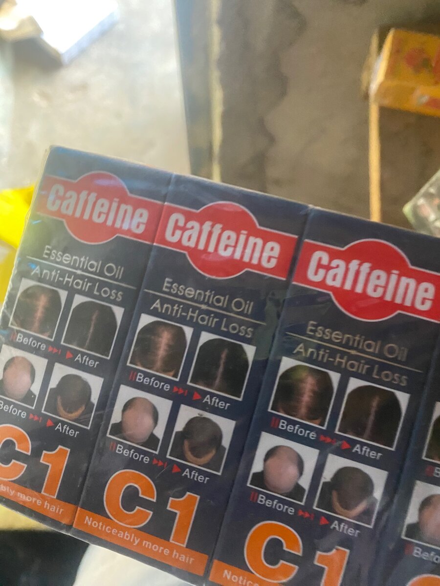 Caffeine essential oil anti hair loss