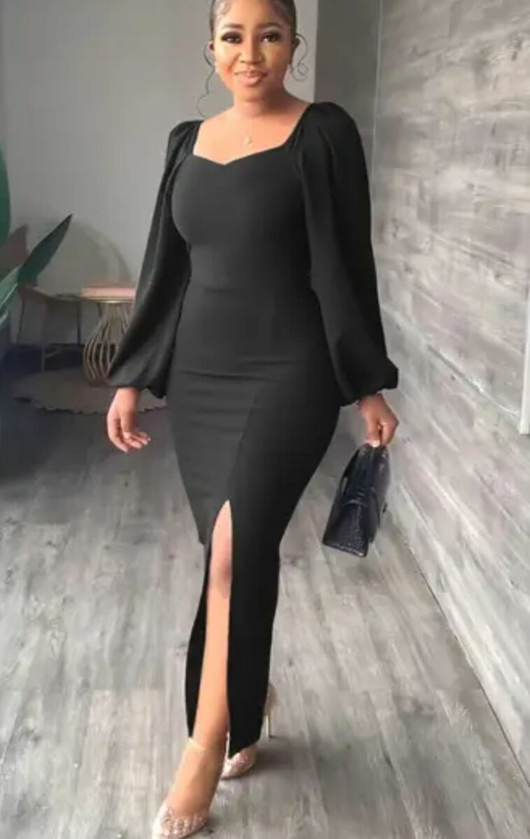 Robe noire élégante