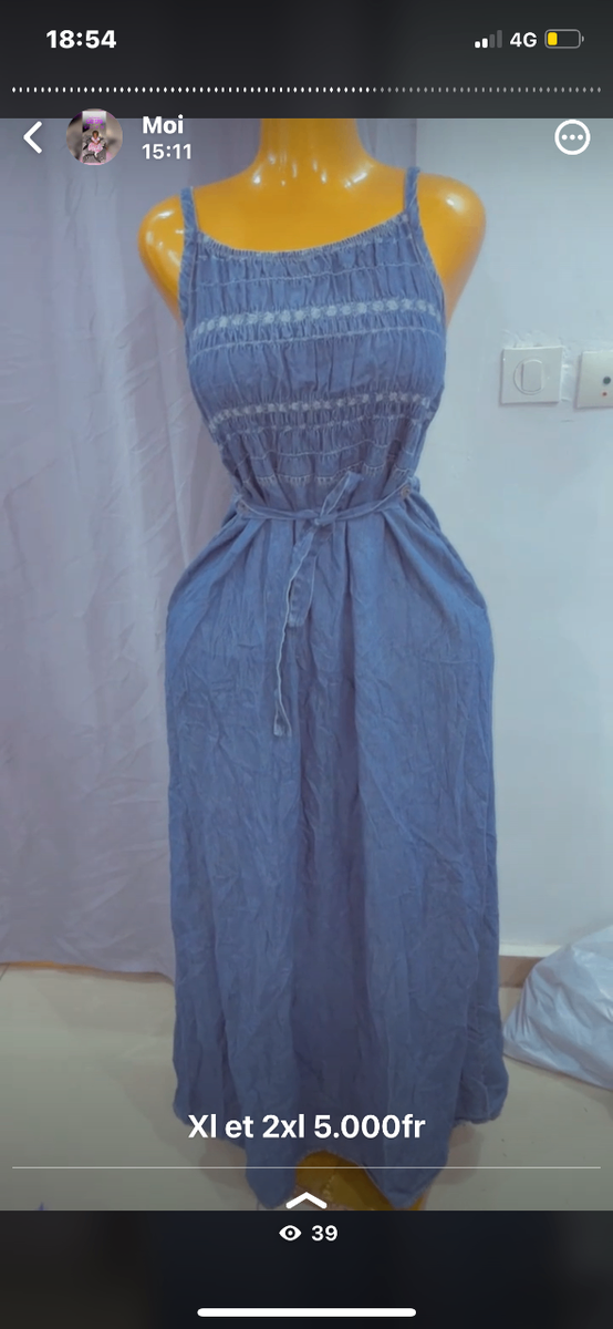 Robe d'été en coton