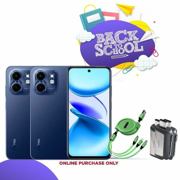 Infinix Smart 9 Hd 64/3gb + Pendrive 64gb and cable