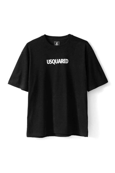 USQUARED Men's Signature Drop Shoulder Oversized Tee Shirt