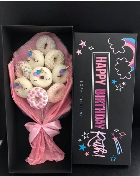 Bouquet de mini donuts