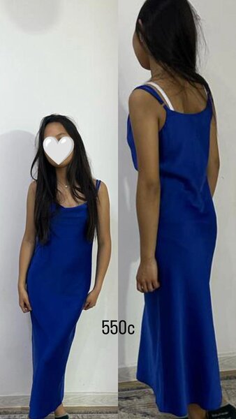 Атласное платье носила 2 раза