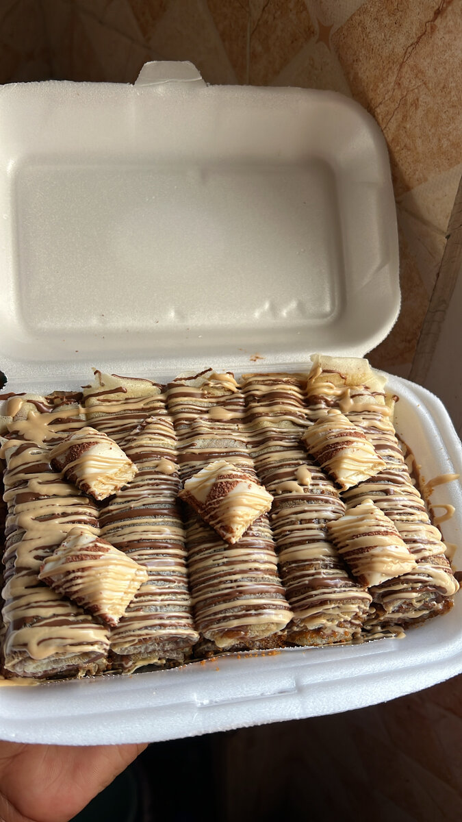 Crêpes deux chocolats kinder