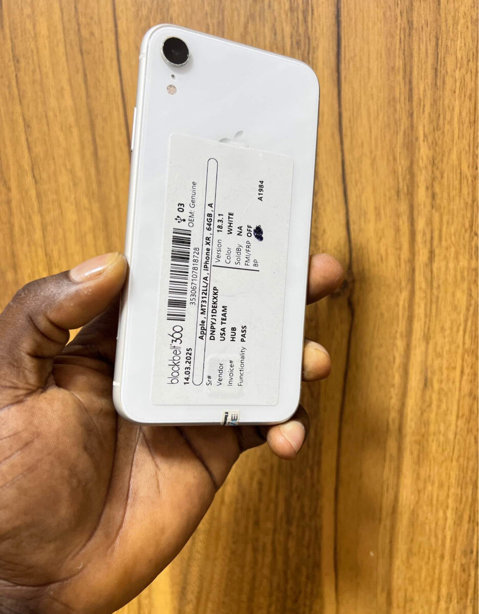 iPhone XR 64GB Blanc