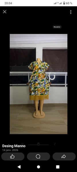 Robe africaine chic pour femme