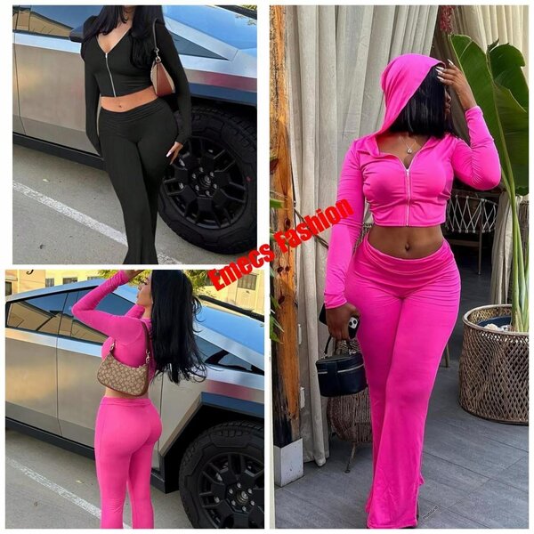 Ensemble hoodie et leggings femme