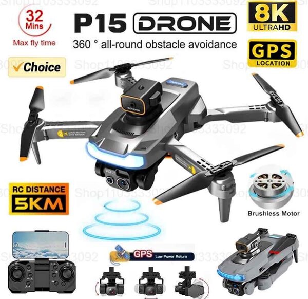 Drone P15 Pro 8K GPS