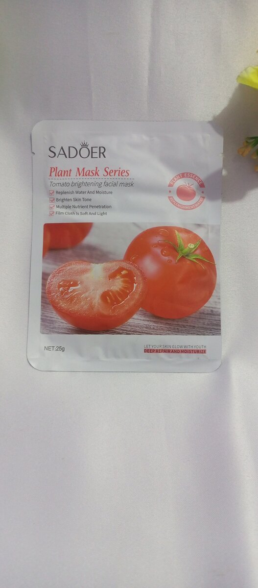 Tomato sheet mask