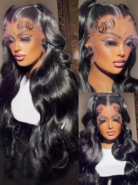 Perruque en Dentelle Longue