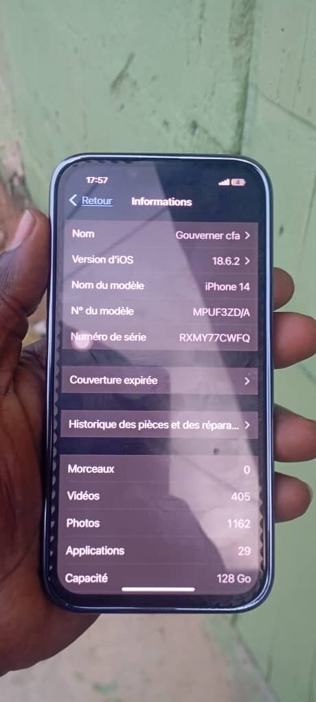 iPhone 14 Bleu 128 Go