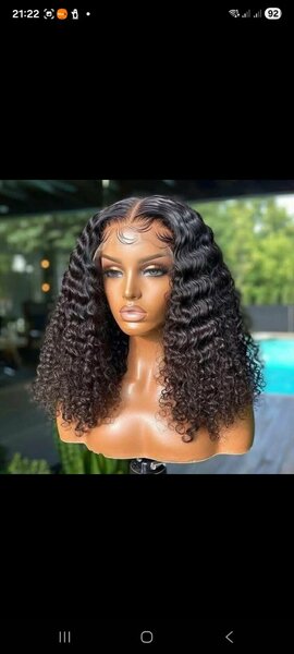 Perruque Bouclée Style Naturel