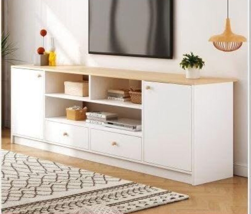 Meuble TV moderne blanc