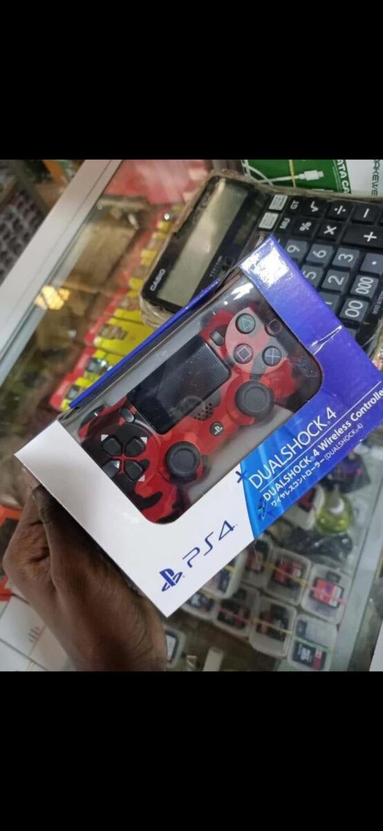 Manette Sans Fil PS4 Rouge