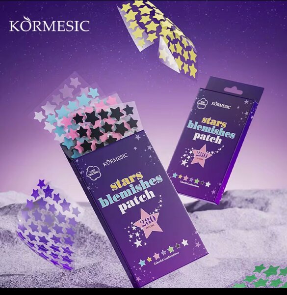 KORMESIC Patchs étoiles anti-boutons