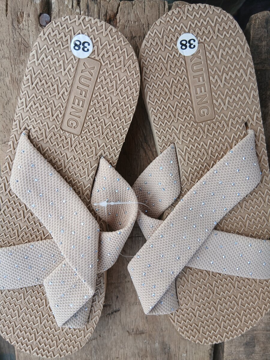 Sandales tissées en toile