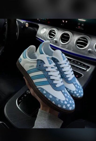 Baskets Adidas Samba Bleu