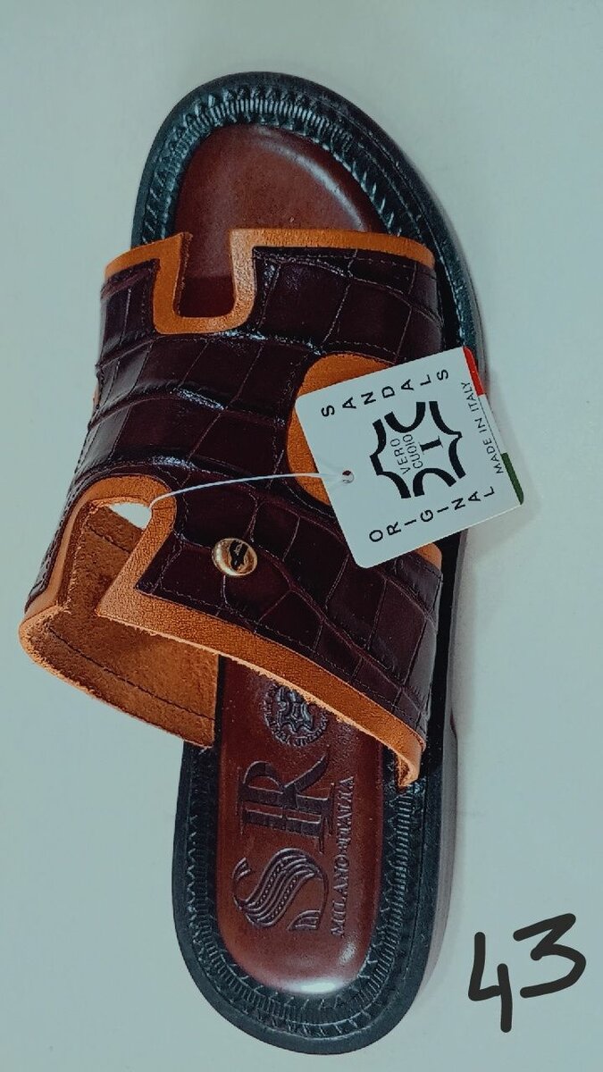 Sandales en cuir pour hommes