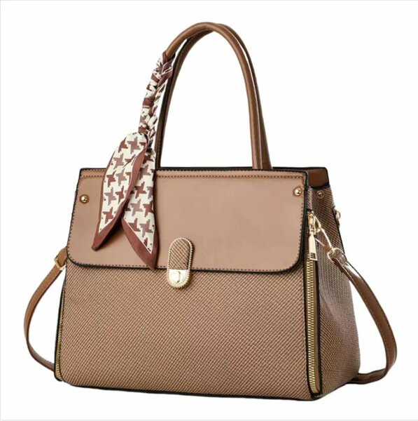 Sac à main élégant marron