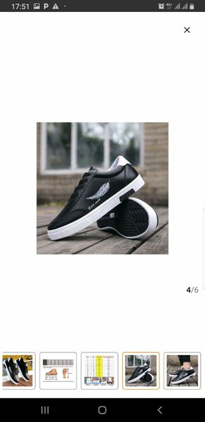 Sneakers noirs élégants