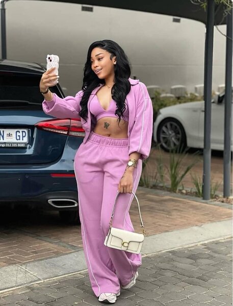 Ensemble de survêtement rose