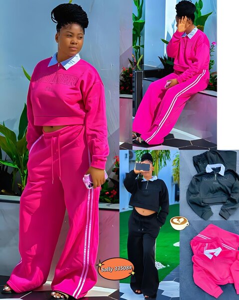 Ensemble de jogging coloré femme