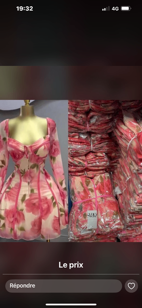 Robe Fleurie Élégante