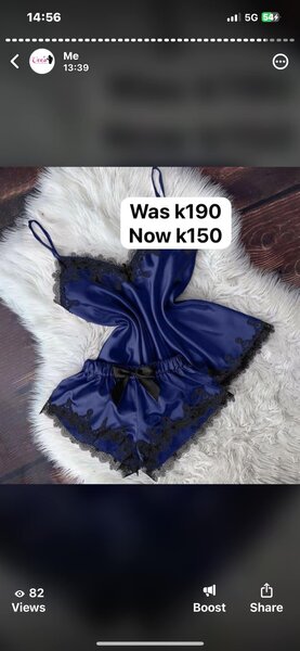 ensemble de nuit (short + T-shirt)