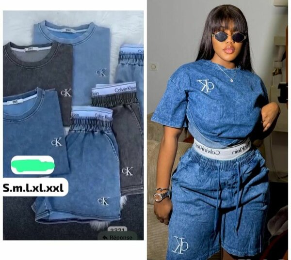 Ensemble décontracté denim