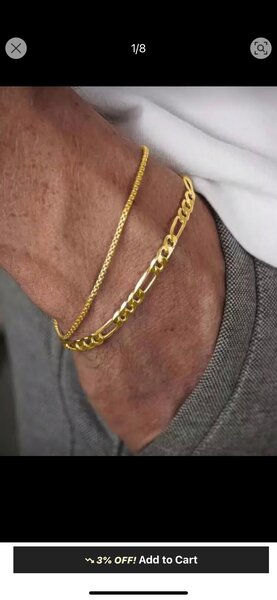 Bracelets élégants dorés