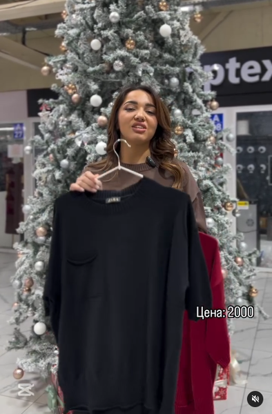 кофта черная женская