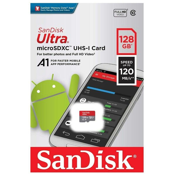 SanDisk 128GB Carte MicroSDXC