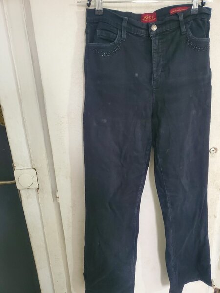 Pantalons noirs élégants en cuir