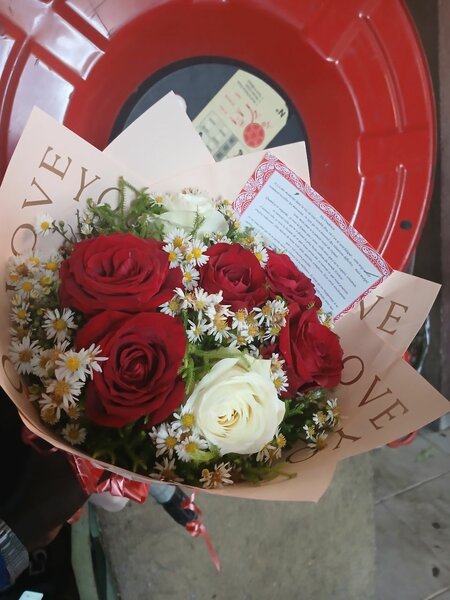 Bouquet floral romantique