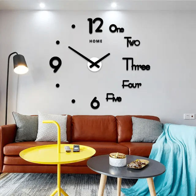 Origional 3d Wall clock largest size not sticker type
