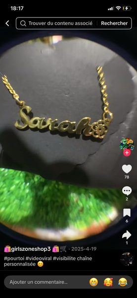 Chaîne personnalisé en acier