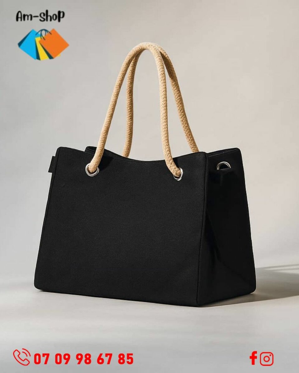 Sac cabas en toile chic