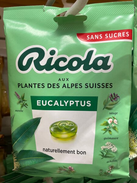 Ricola Eucalyptus - без сахара