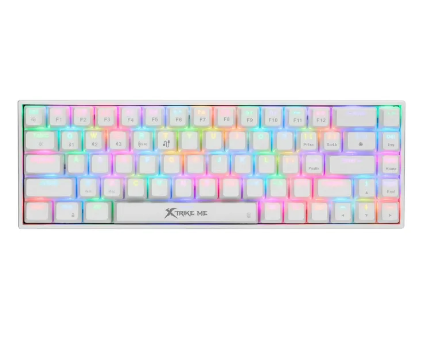 Xtrike Me Gk-994w Wireless 2.4g Rgb Bt Gaming Keyboard White