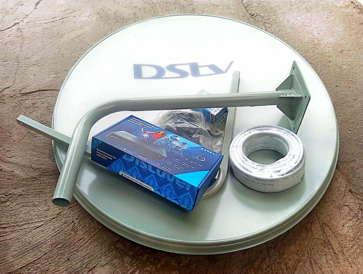 DStv Decoder with dish