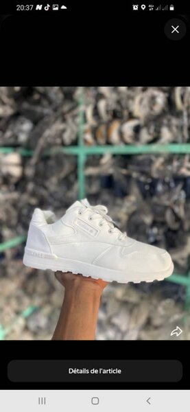 Baskets blanches tendance