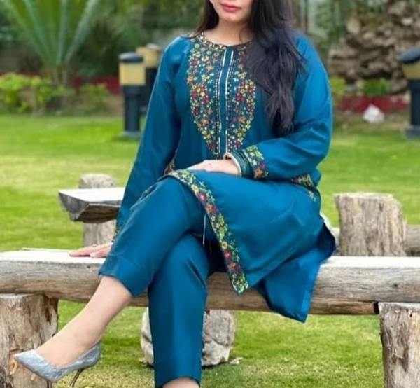 *Pocket Sequence Embroidery 2Pc*