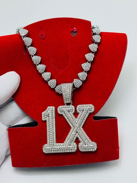 Collier Pendentif Diamant "1X"